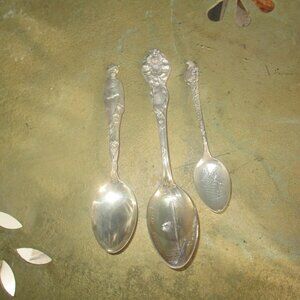 Sterling Silver Antique Collectible Spoons